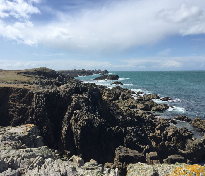 Bretagne Küste Felsen