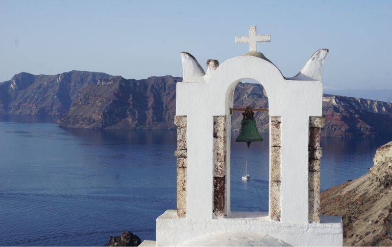 Segeln in den Kykladen: Santorini