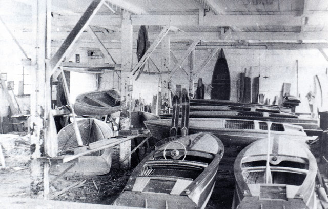 Foto der Werft aus dem Jahr 1958
