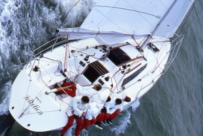 Foto einer Jeanneau Regatta-Segelyacht