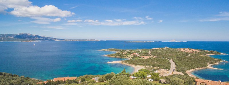 Luftaufnahme Porto Rotondo Segeltörn Sardinien