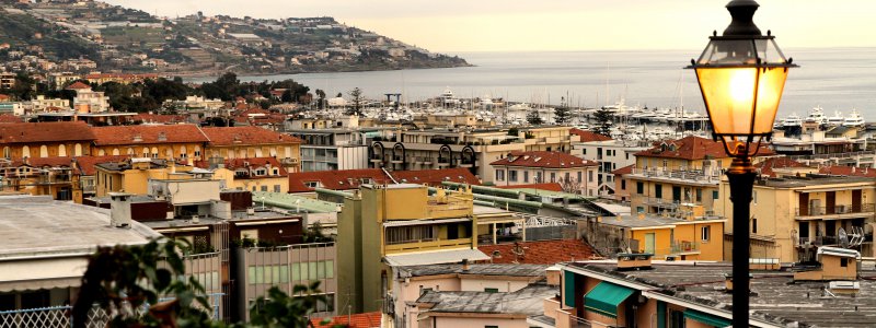 Glamouröses Ziel eines Ligurien Segeltörns: Sanremo