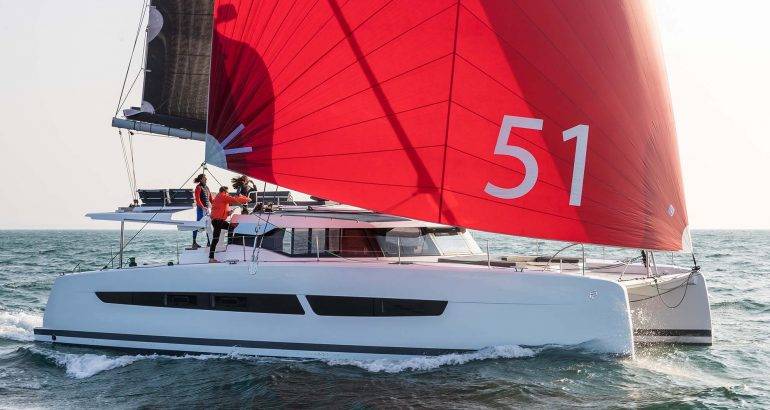 Foto des Fountaine Pajot Aura 51 smart Electric Katamarans
