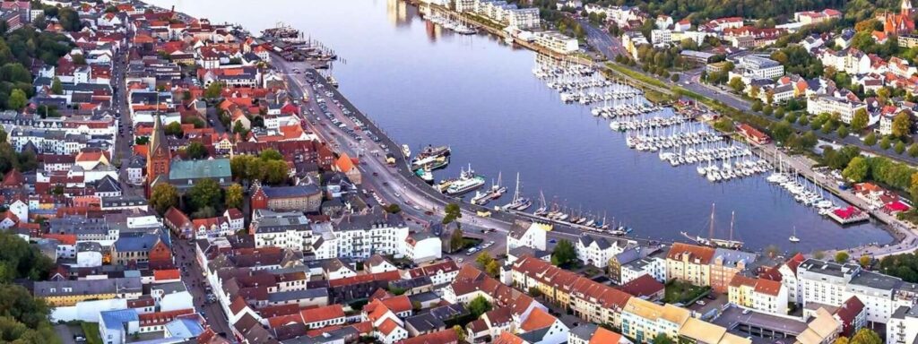 Bild der Marina von Flensburg