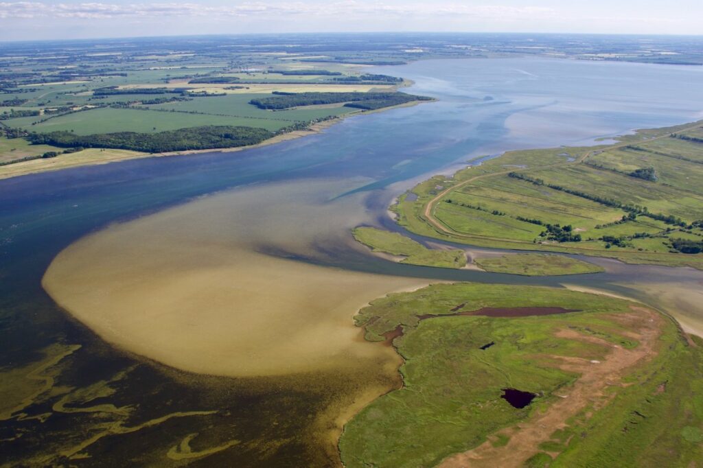 Die Boddengewässer Rügens sind Lagunen der Ostsee